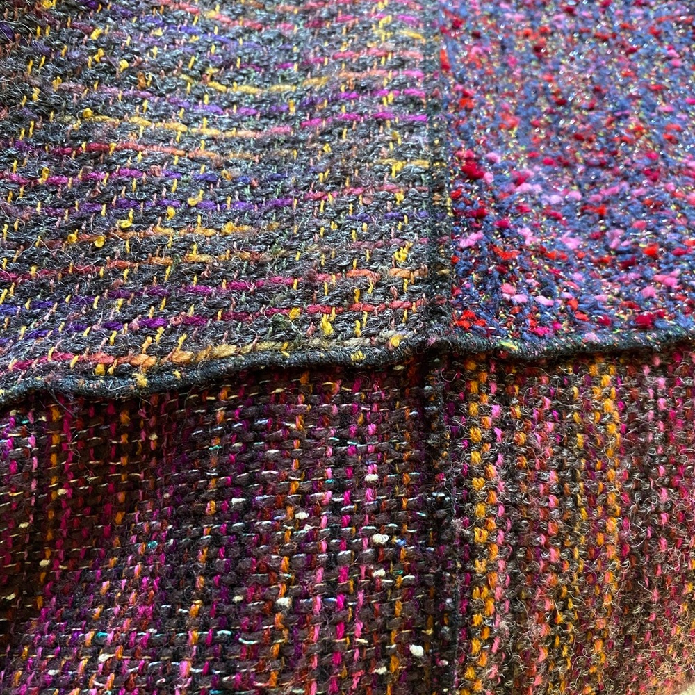 Coldwater Creek Patchwork Jacket One Button Close… - image 4